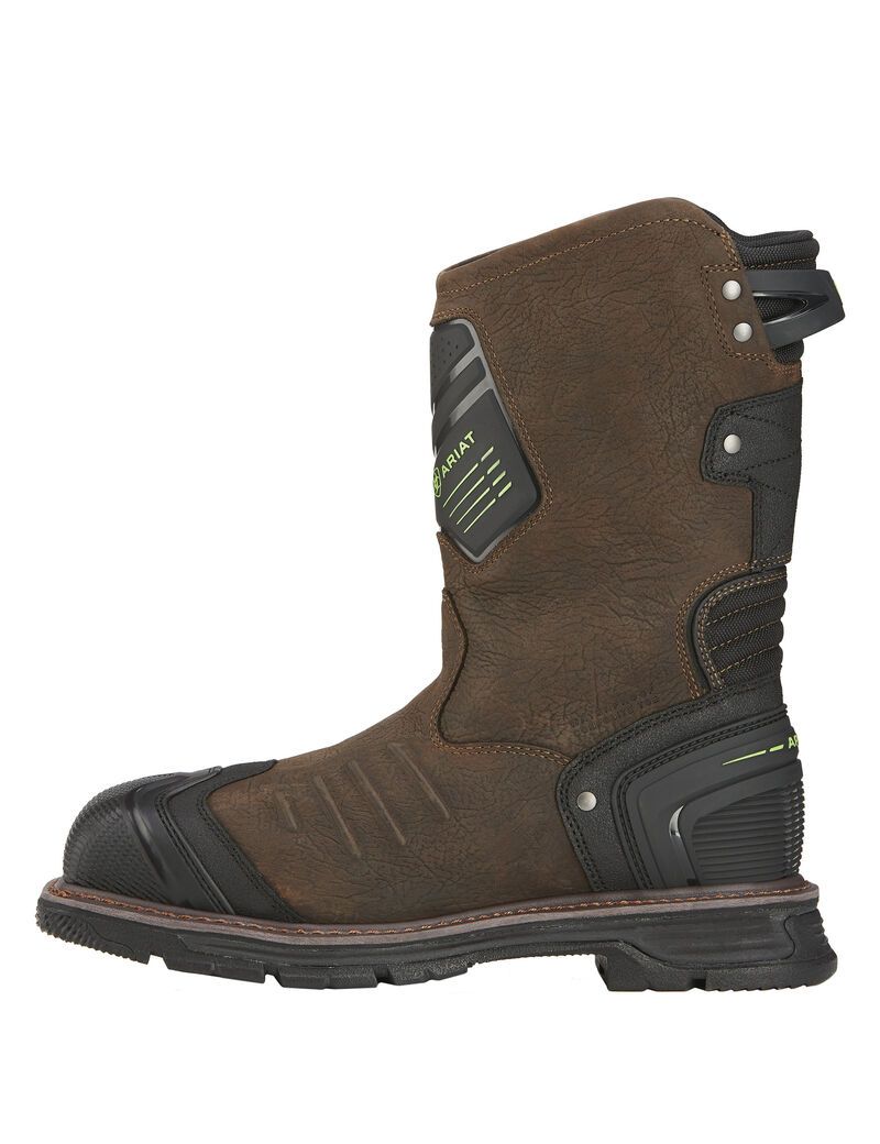 Bottes Imperméables Ariat Catalyst VX Travail Larges Square Embout Composite Embout Travail Marron | 507418MPI