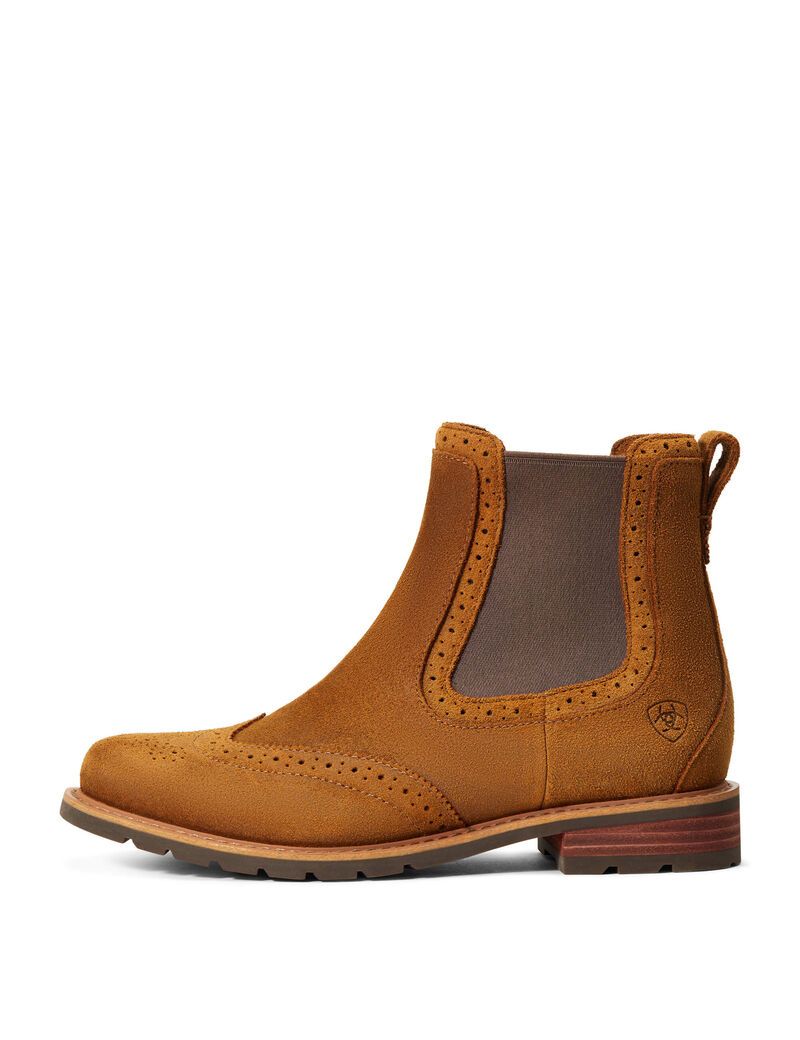 Bottes Imperméables Ariat Wexford Brogue Imperméables Orange | 381629KDH