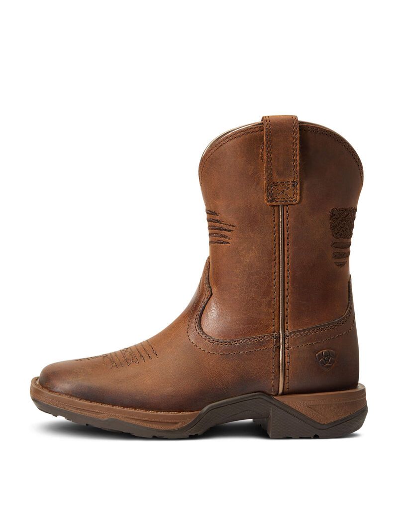 Bottes Western Ariat Anthem Patriot Marron | 037185HOL