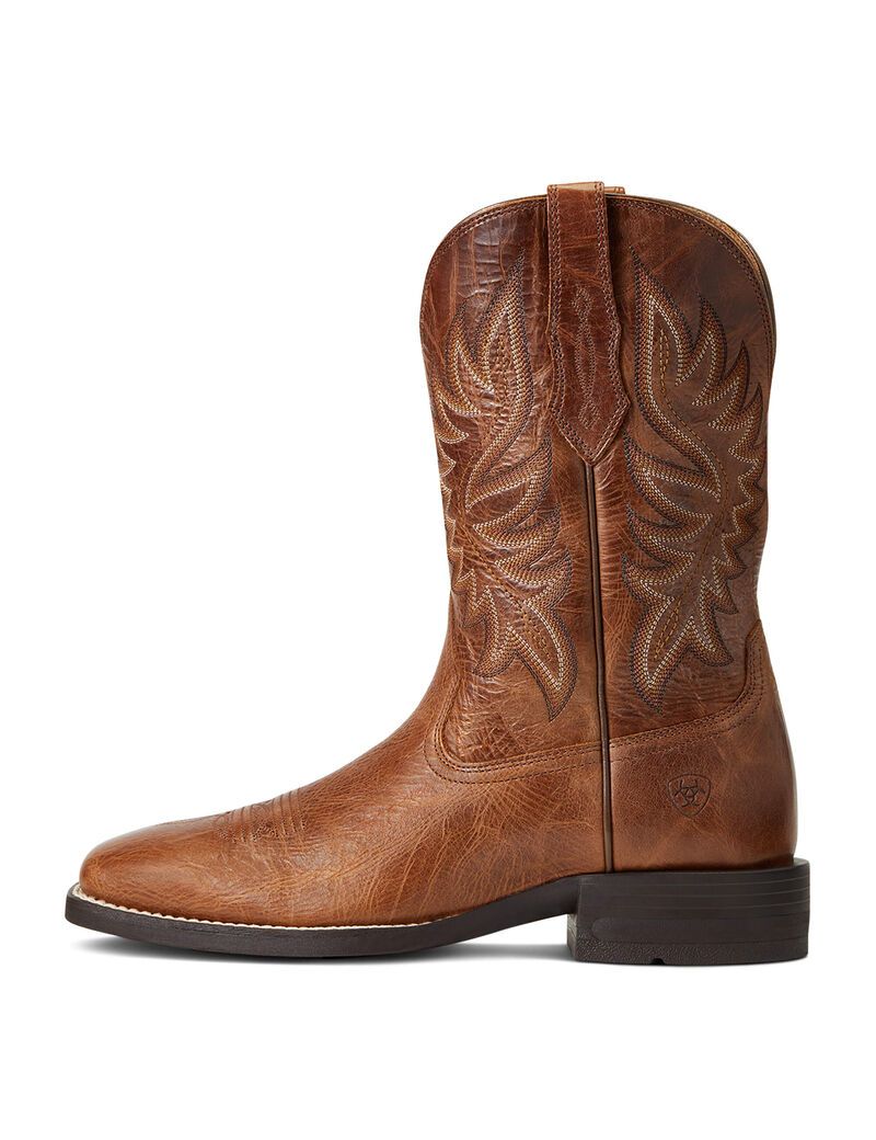 Bottes Western Ariat Brander Marron Foncé | 735894WXG