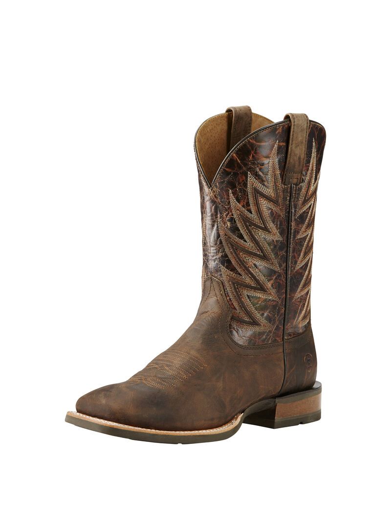 Bottes Western Ariat Challenger Marron | 730415YWO