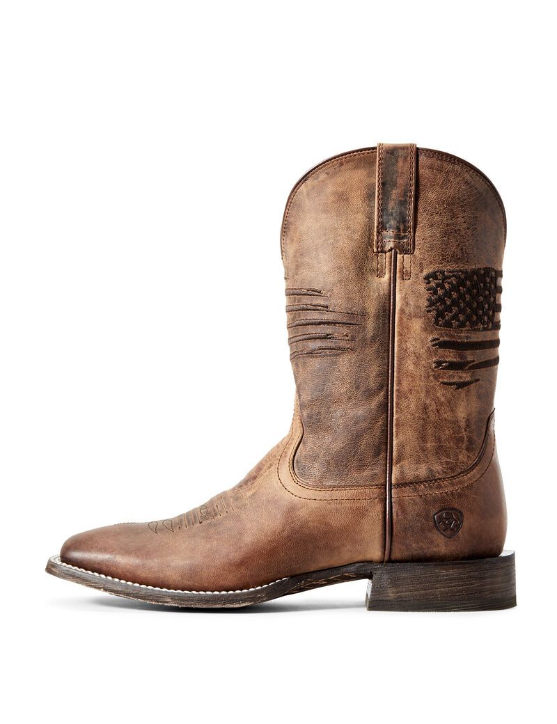 Bottes Western Ariat Circuit Patriot Marron | 241583RFY