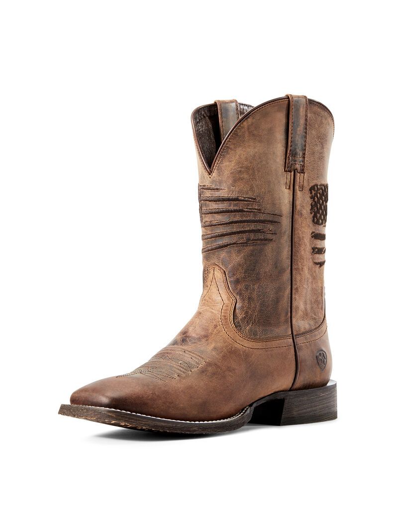 Bottes Western Ariat Circuit Patriot Marron | 241583RFY