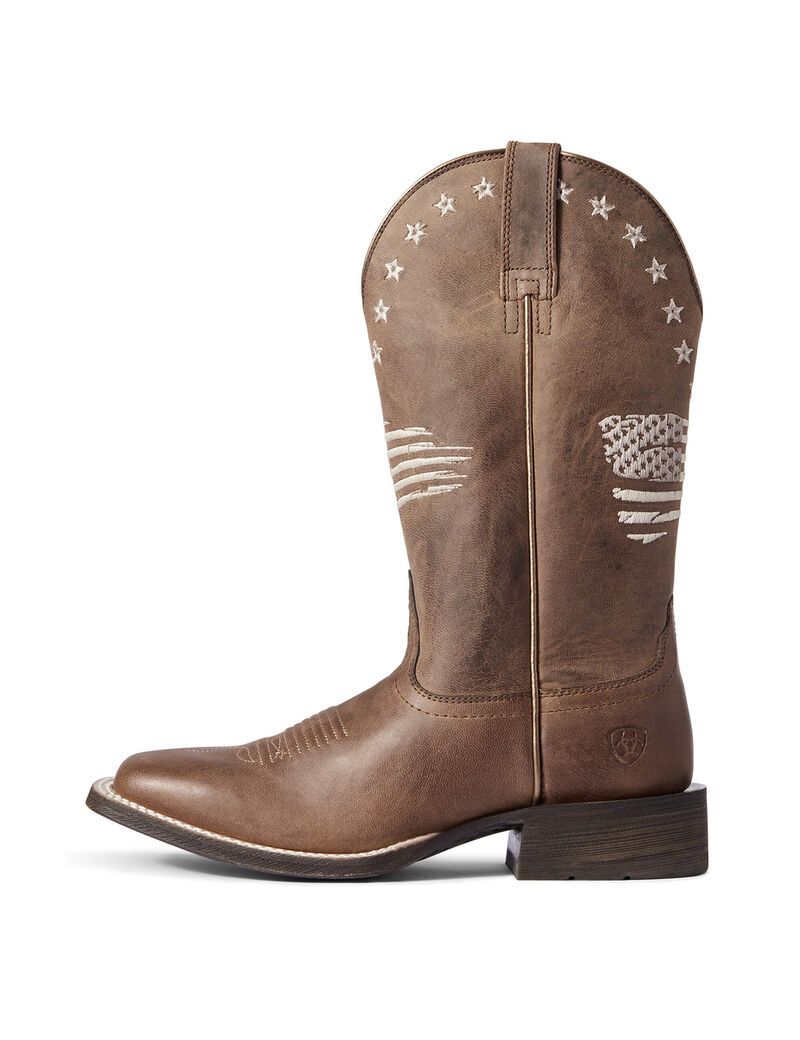 Bottes Western Ariat Circuit Patriot Marron | 964178LQK