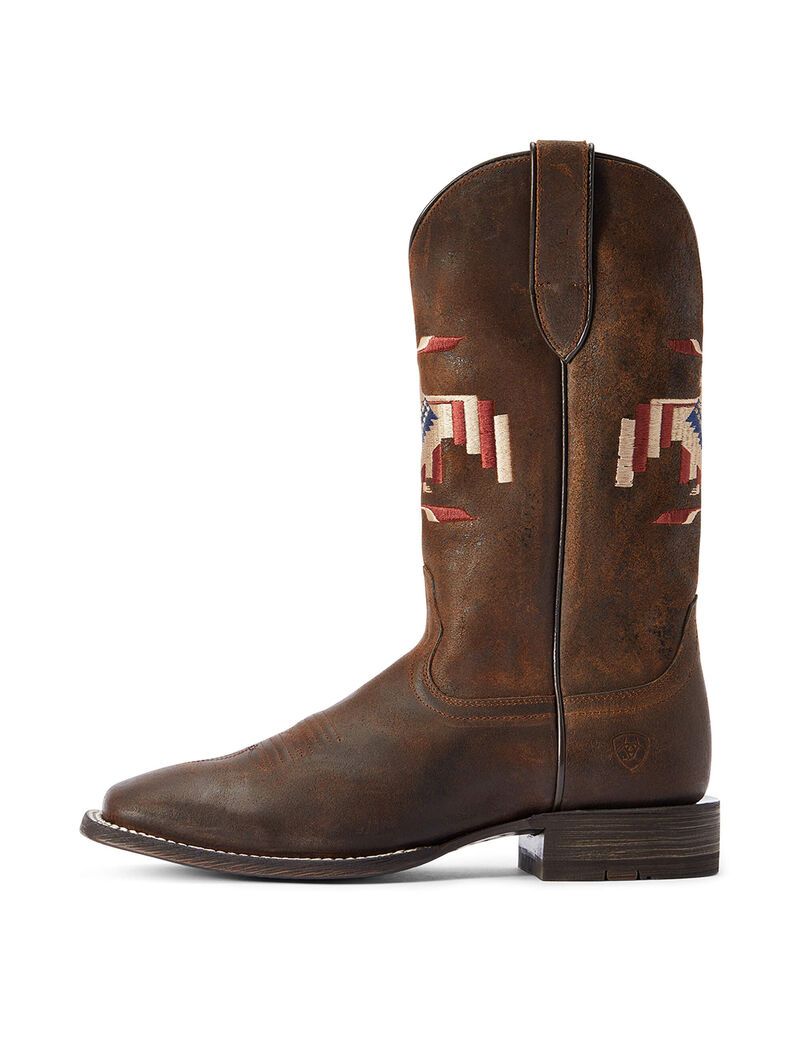 Bottes Western Ariat Circuit Thunderbird Chimayo Marron | 745132ZAB