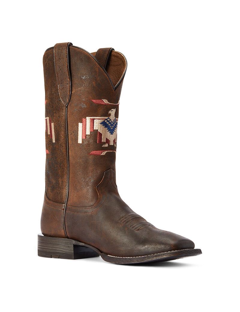 Bottes Western Ariat Circuit Thunderbird Chimayo Marron | 745132ZAB