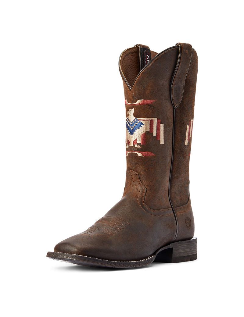 Bottes Western Ariat Circuit Thunderbird Chimayo Marron | 745132ZAB