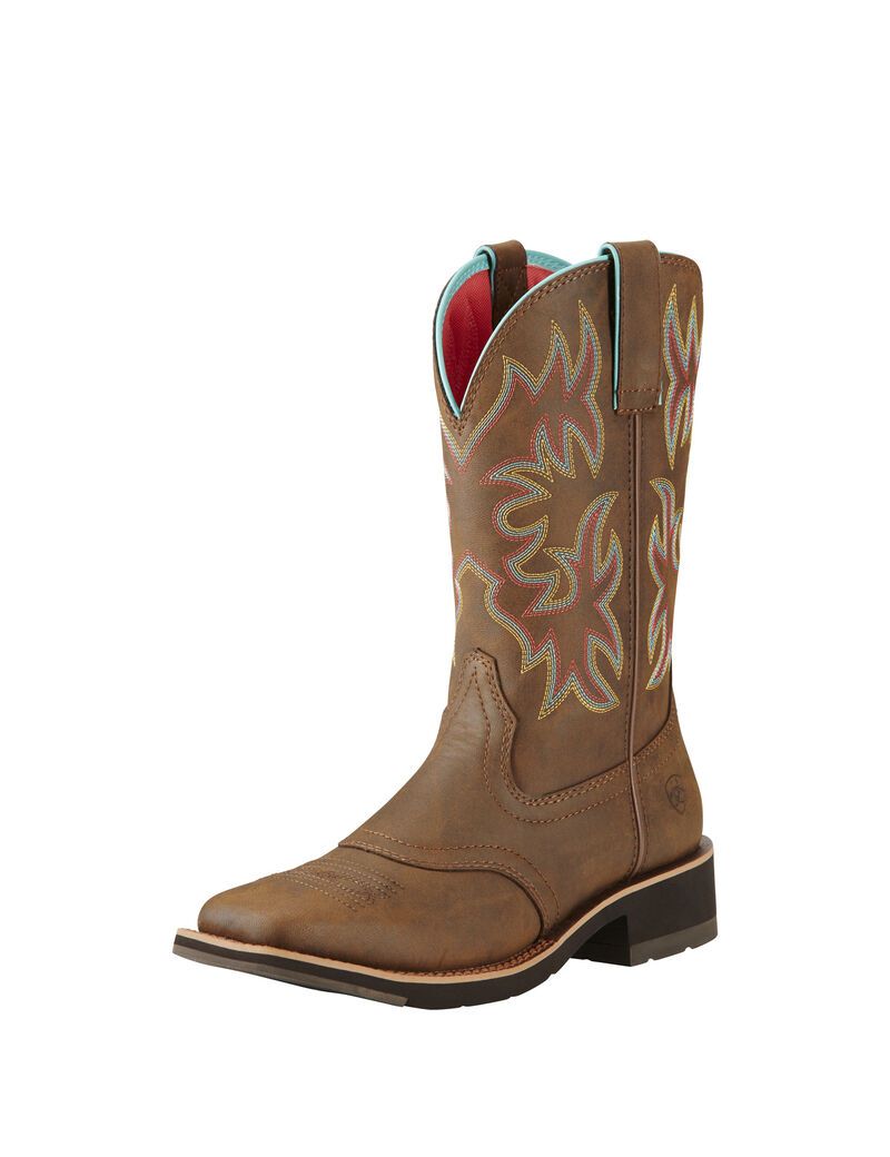 Bottes Western Ariat Delilah Marron | 394205FJK