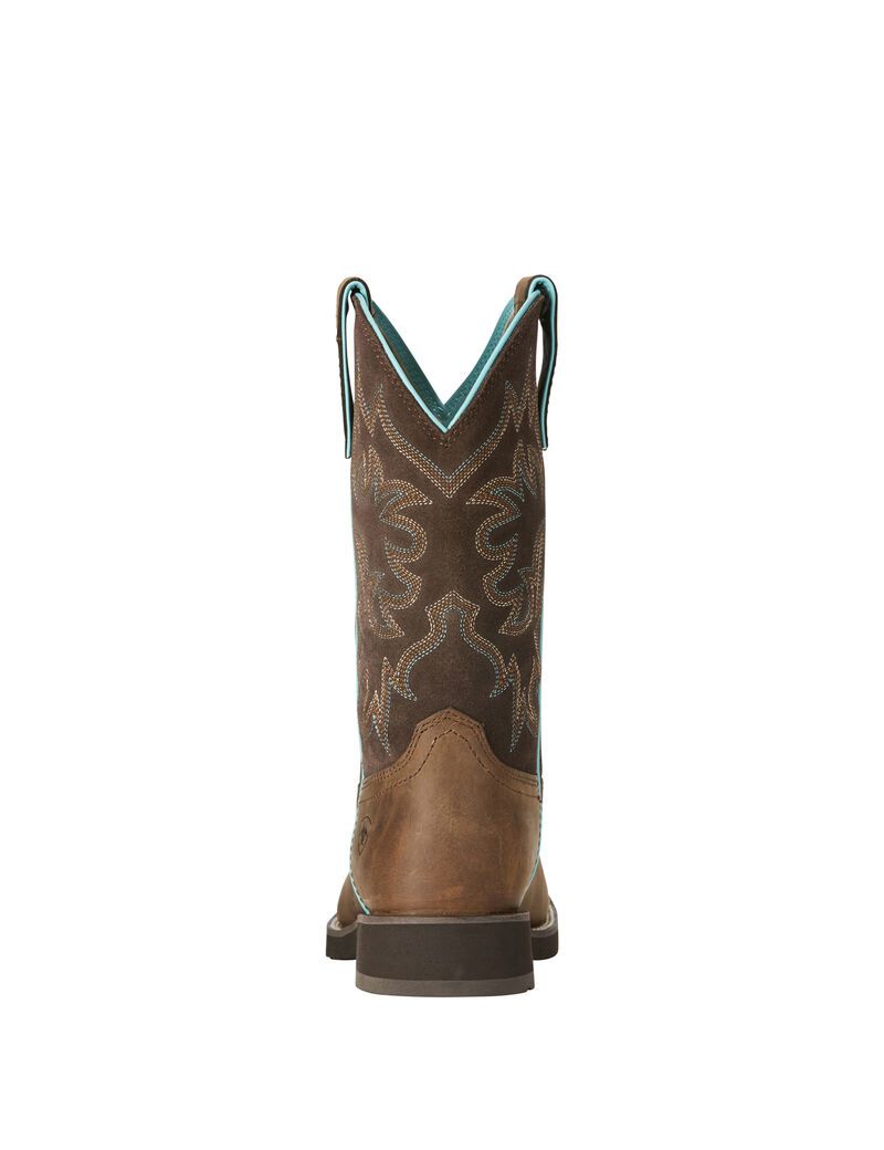 Bottes Western Ariat Delilah Round Embout Marron | 453196GVP