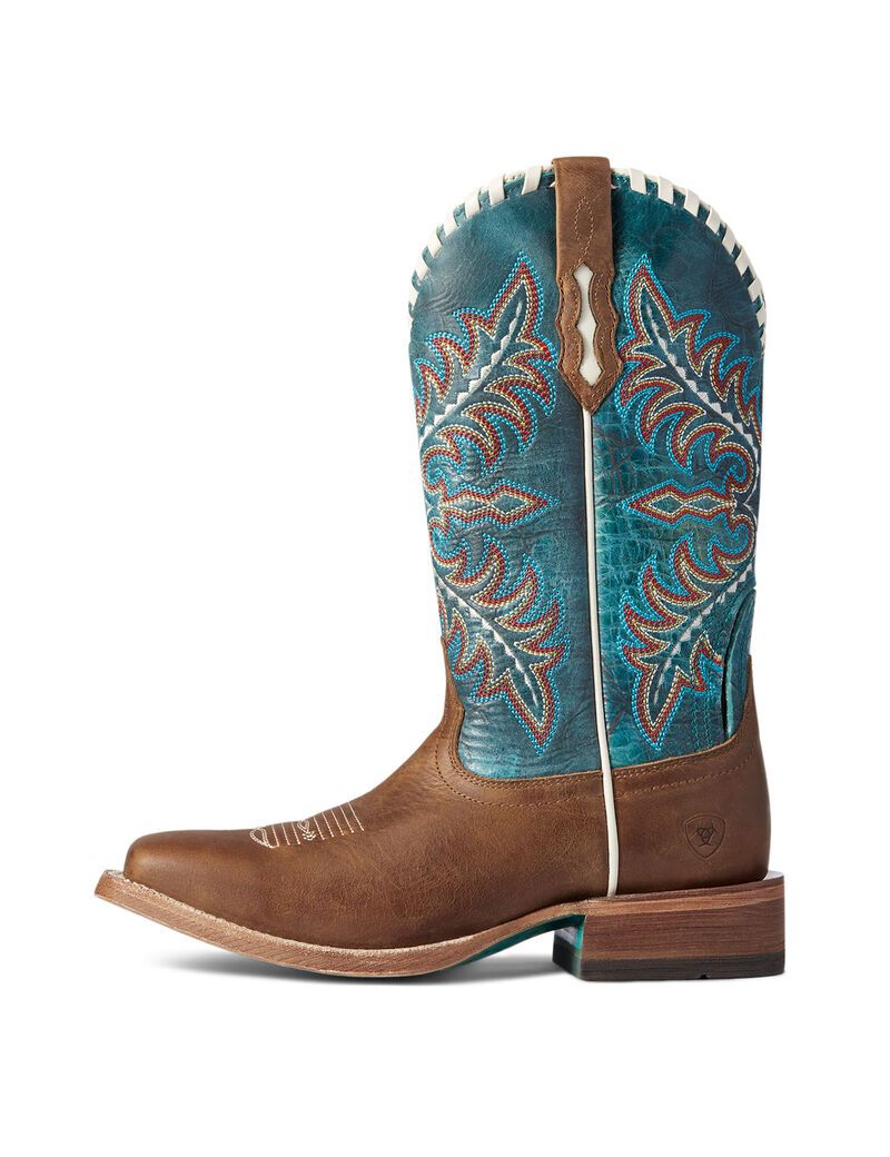 Bottes Western Ariat Eldora Beige Marron | 618904NYZ