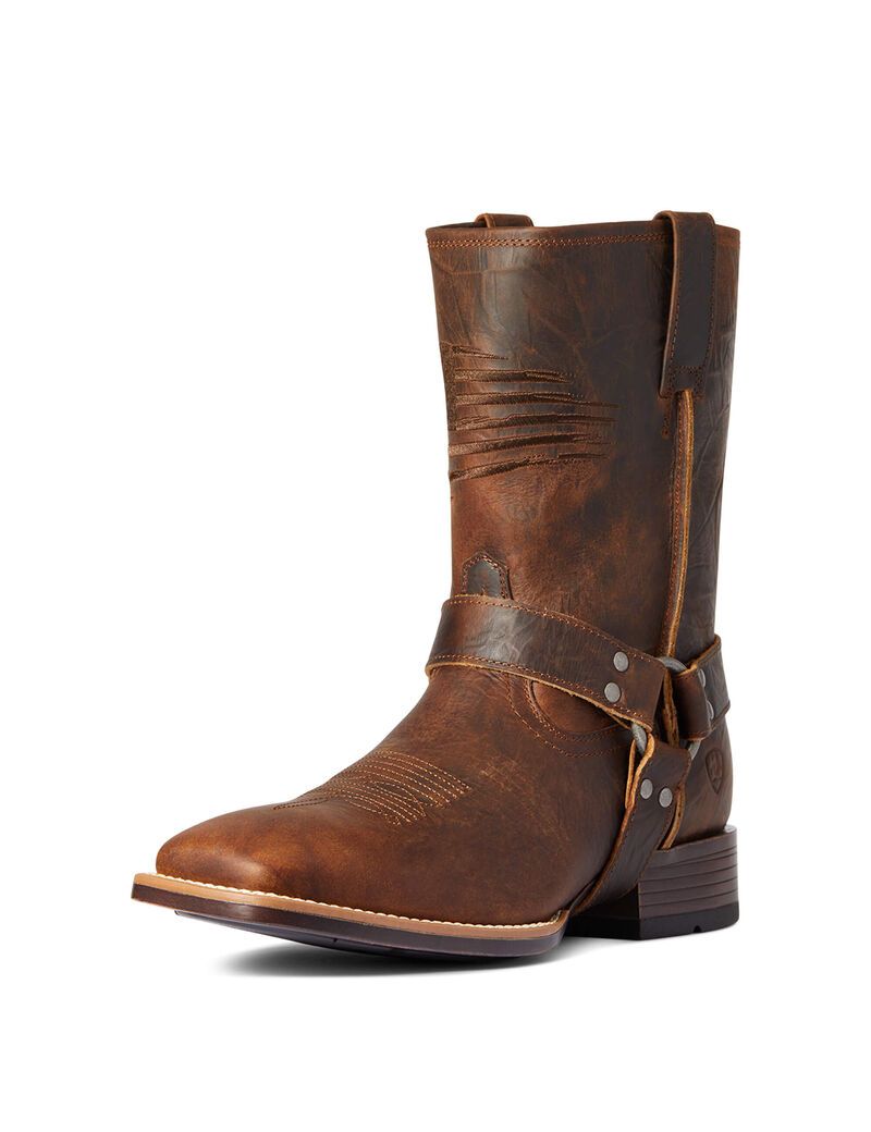 Bottes Western Ariat Harness Patriot Ultra Marron | 104832MKG