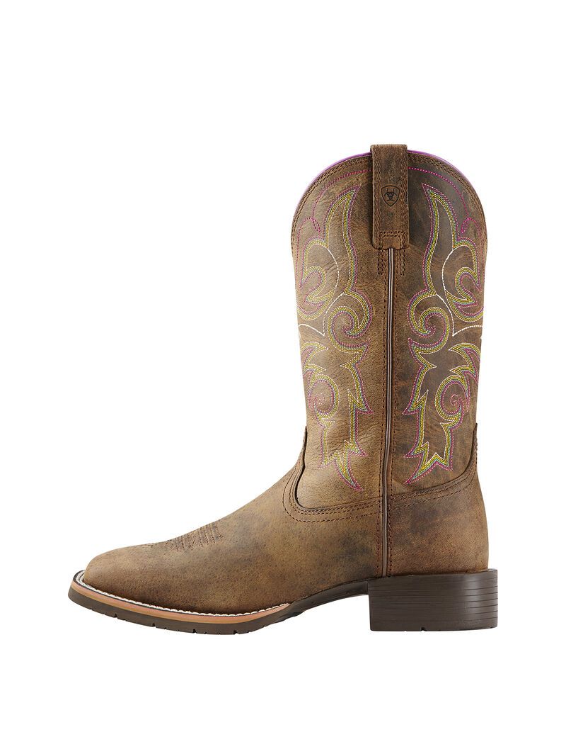 Bottes Western Ariat Hybride Rancher Marron | 416502EQR