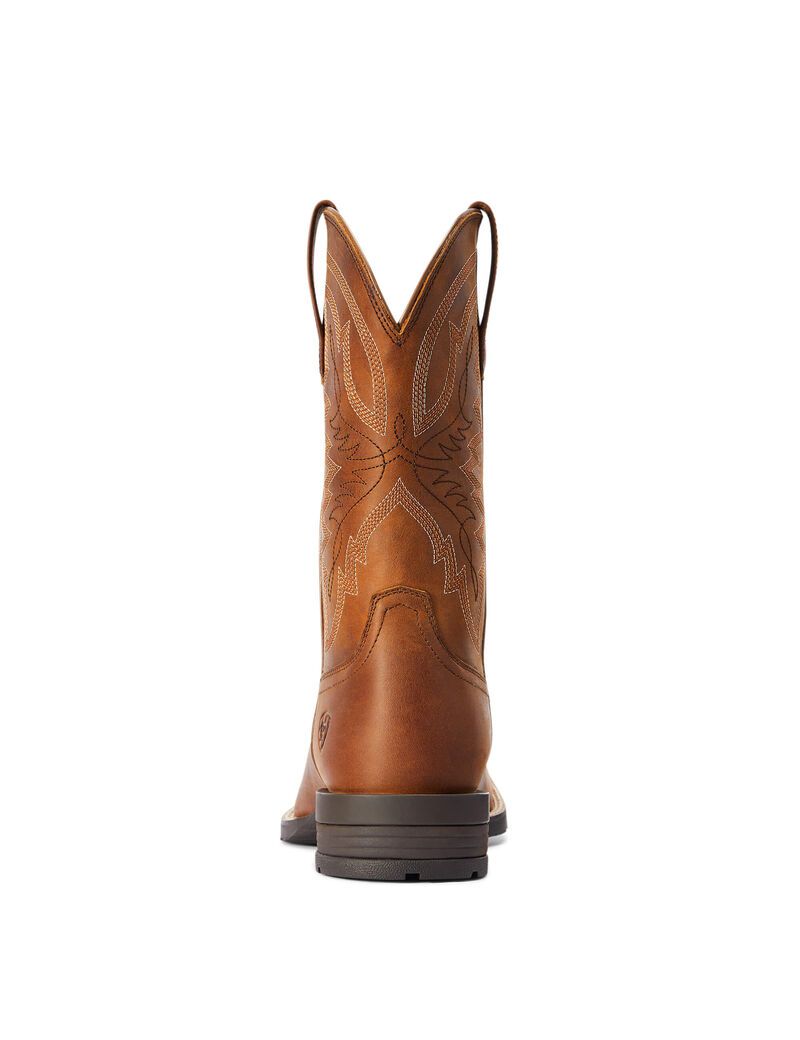 Bottes Western Ariat Hybride Ranchwork Marron | 580426LPC