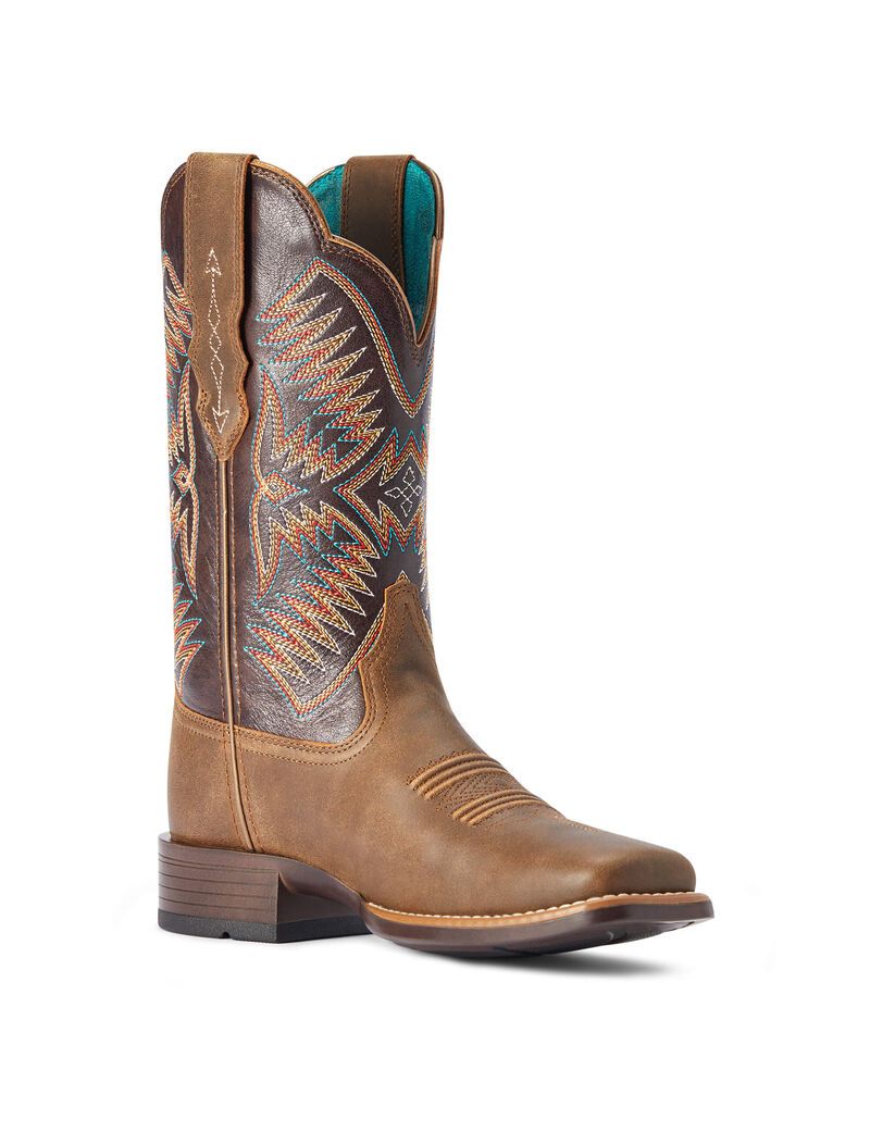 Bottes Western Ariat Odessa Stretchfit Marron | 587326YLI