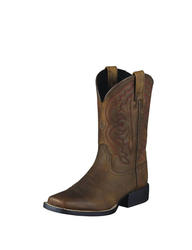 Bottes Western Ariat Quickdraw Marron | 582609MNC