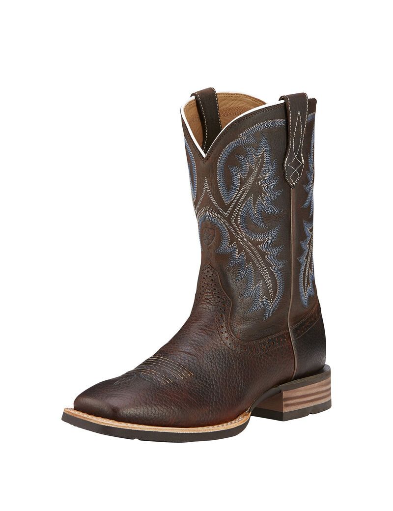 Bottes Western Ariat Quickdraw Marron | 923086NEJ