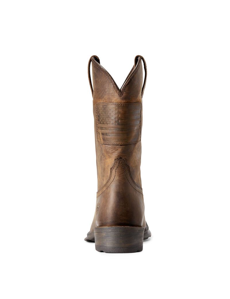 Bottes Western Ariat Rambler Patriot Marron | 063172SZR