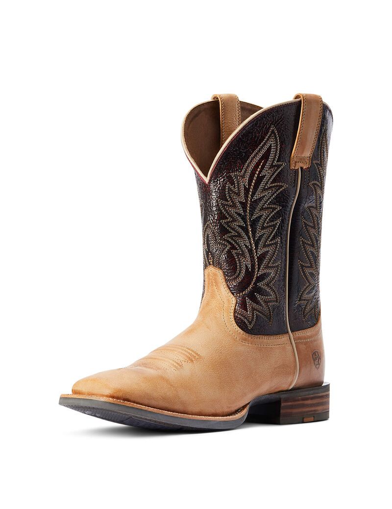 Bottes Western Ariat Ridin High Marron | 738946JEY