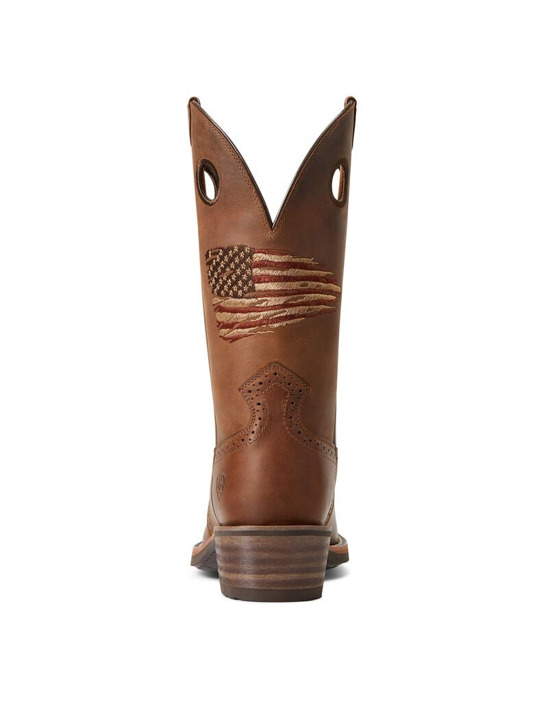 Bottes Western Ariat Roughstock Patriot Marron | 734081UPV