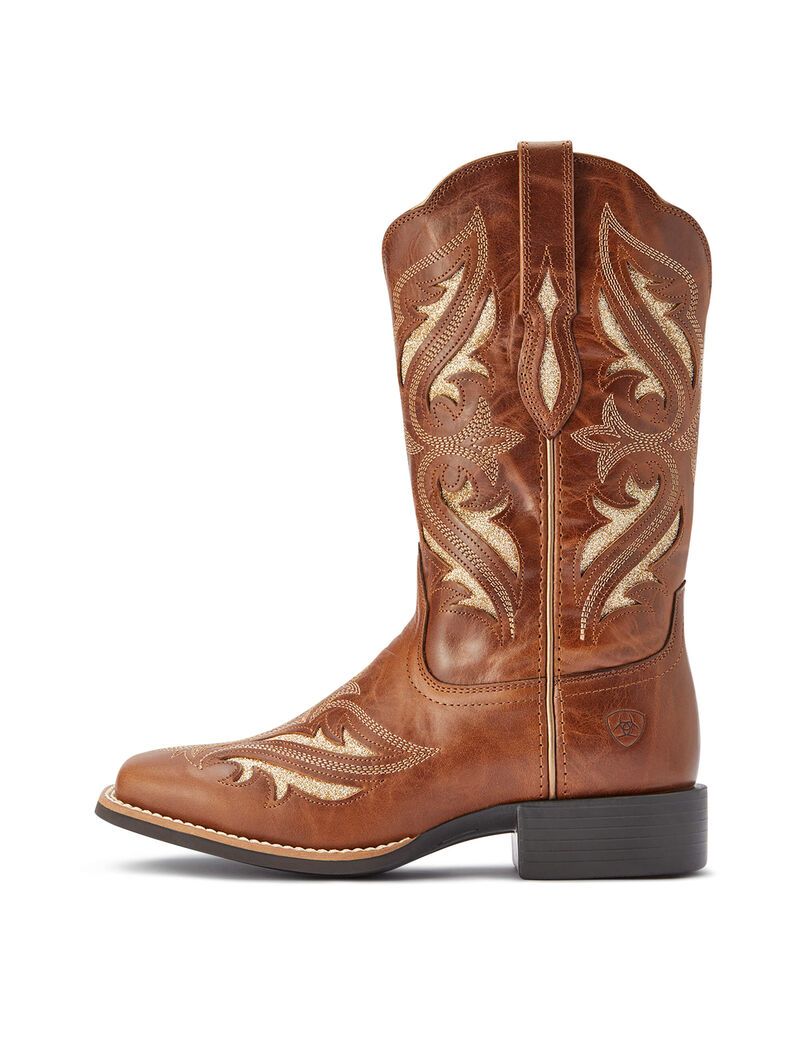 Bottes Western Ariat Round Up Bliss Marron | 970532XLW