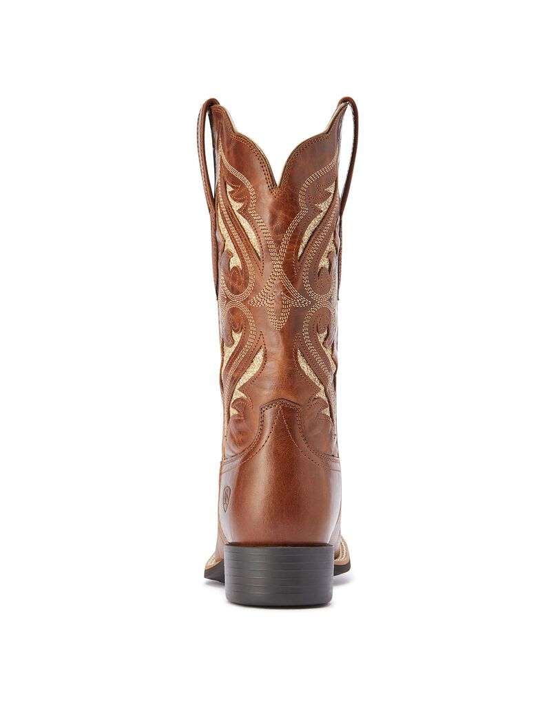 Bottes Western Ariat Round Up Bliss Marron | 970532XLW