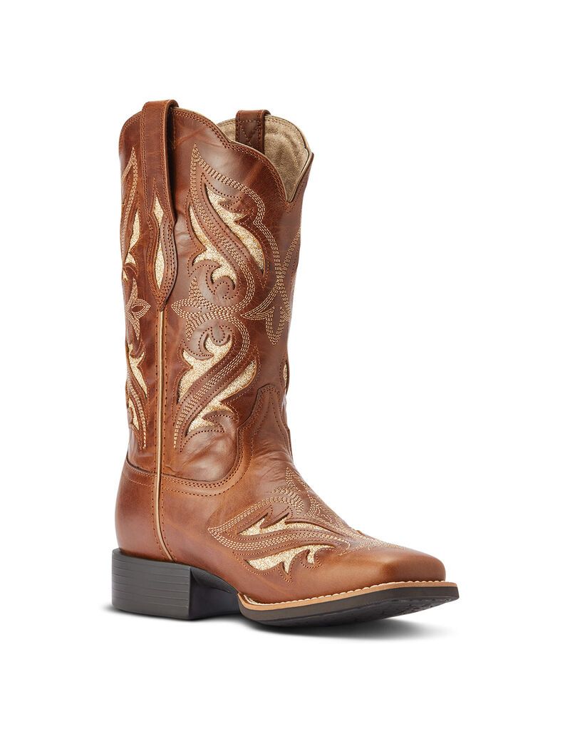 Bottes Western Ariat Round Up Bliss Marron | 970532XLW