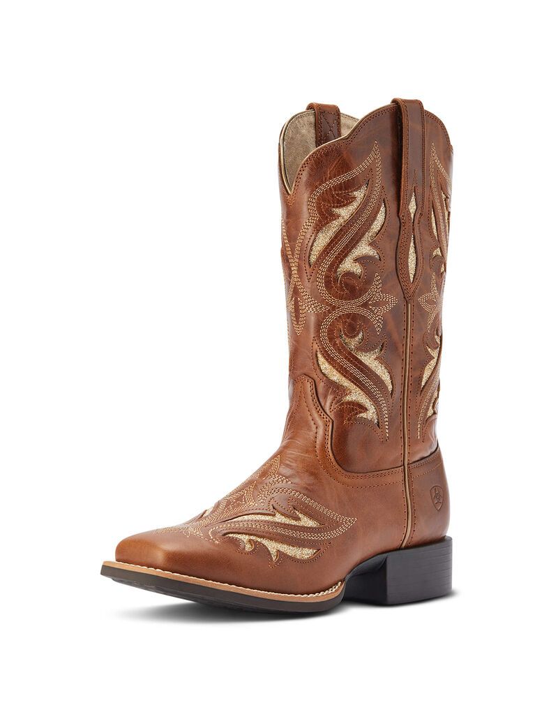 Bottes Western Ariat Round Up Bliss Marron | 970532XLW