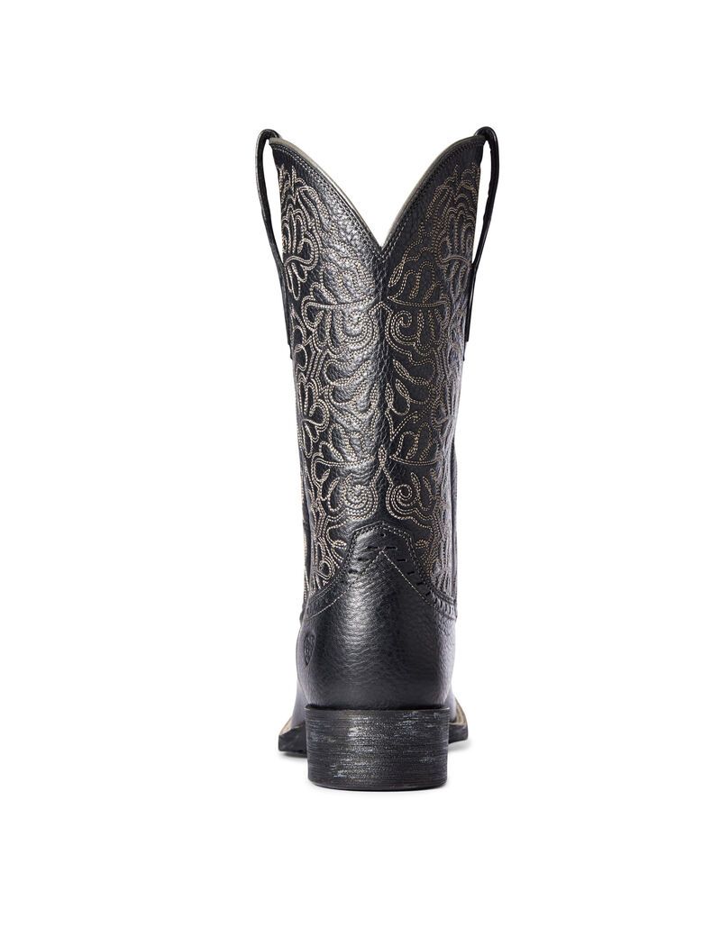 Bottes Western Ariat Round Up Remuda Noir | 342960RZU