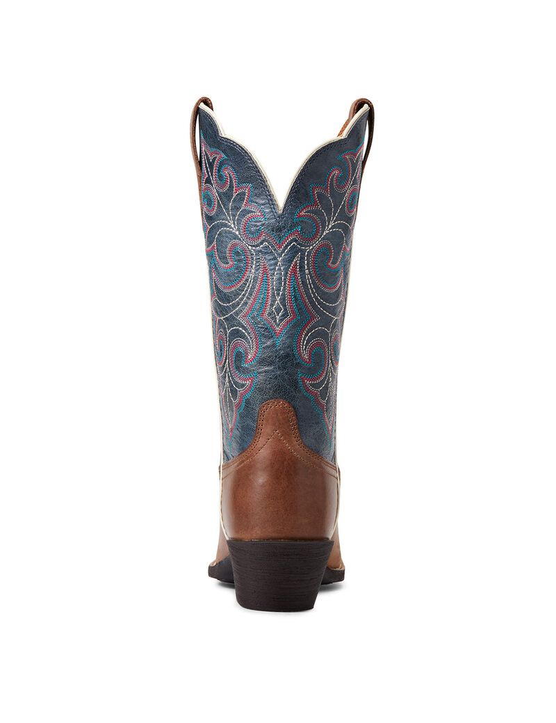 Bottes Western Ariat Round Up Square Embout Marron | 209845IJC