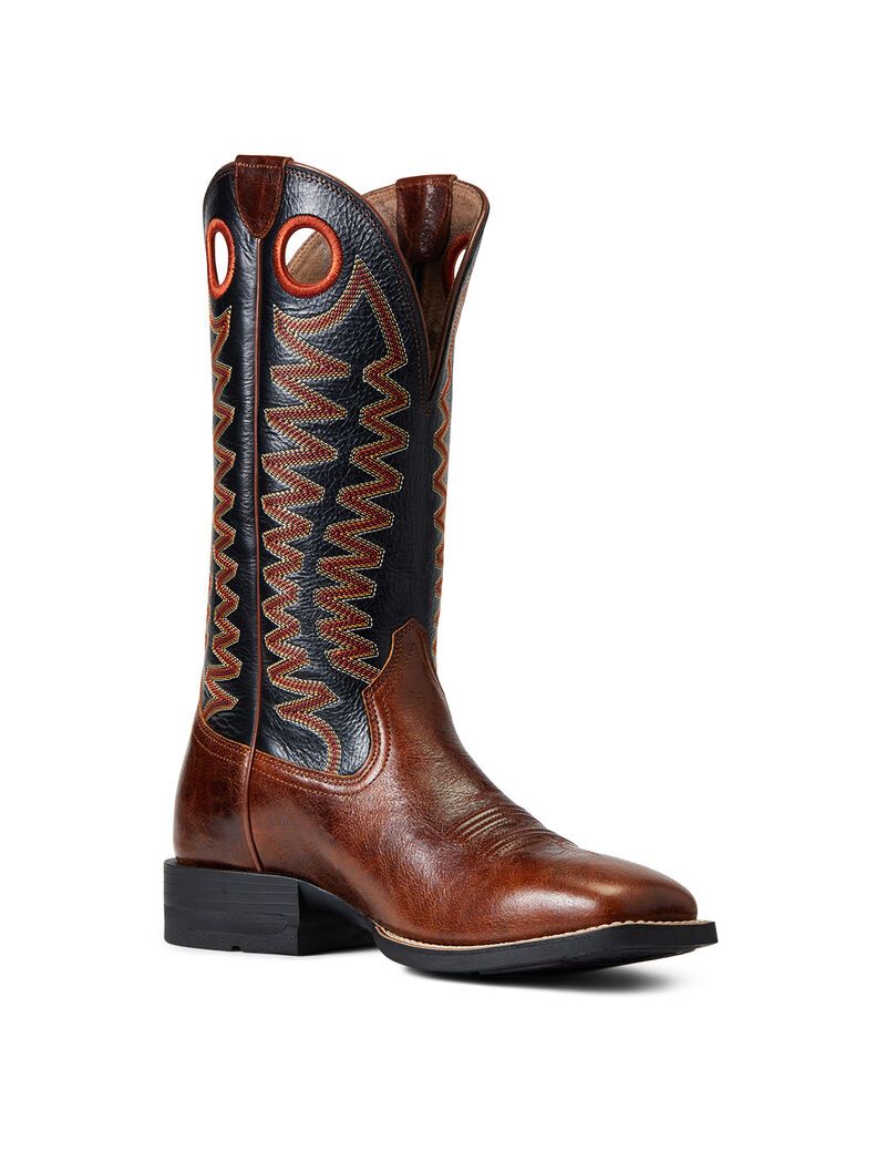 Bottes Western Ariat Sidepass Marron | 298746IED