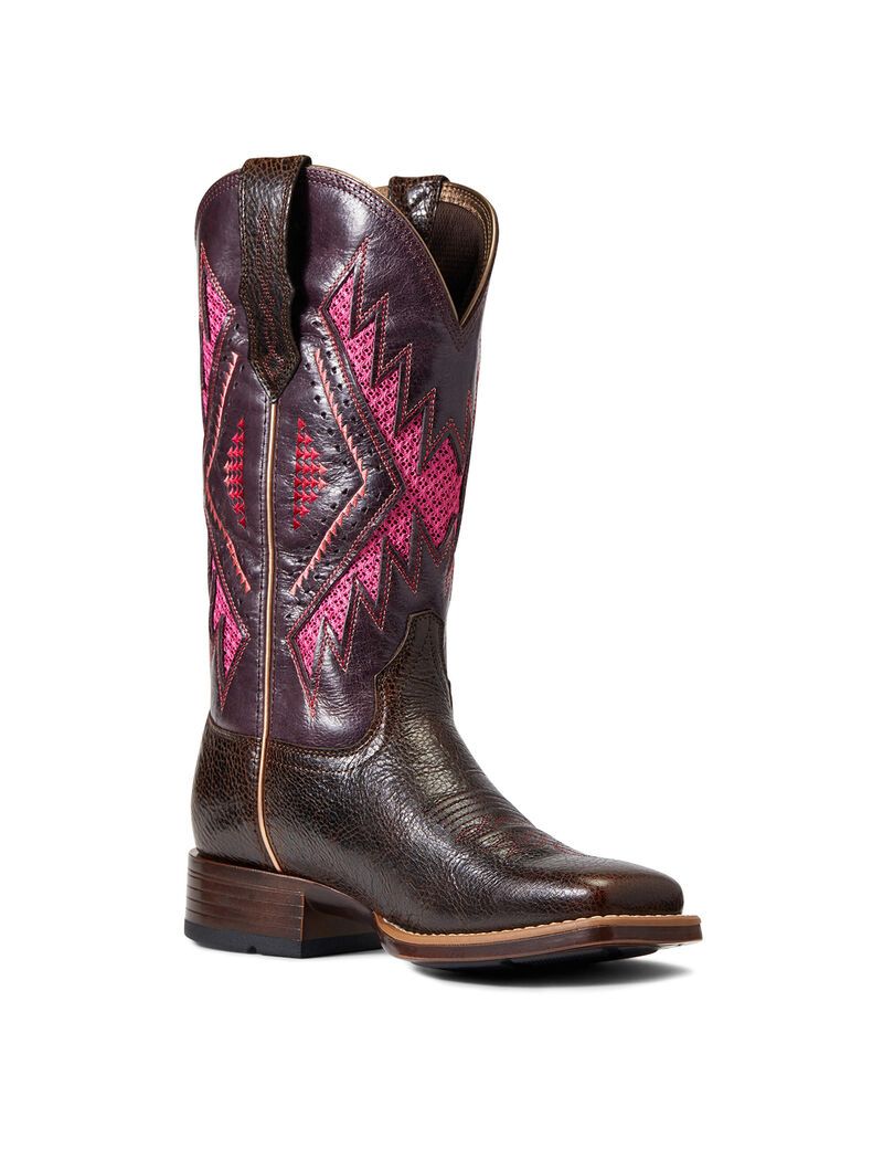 Bottes Western Ariat Sienna Venttek 360 Chocolat | 652841XCF