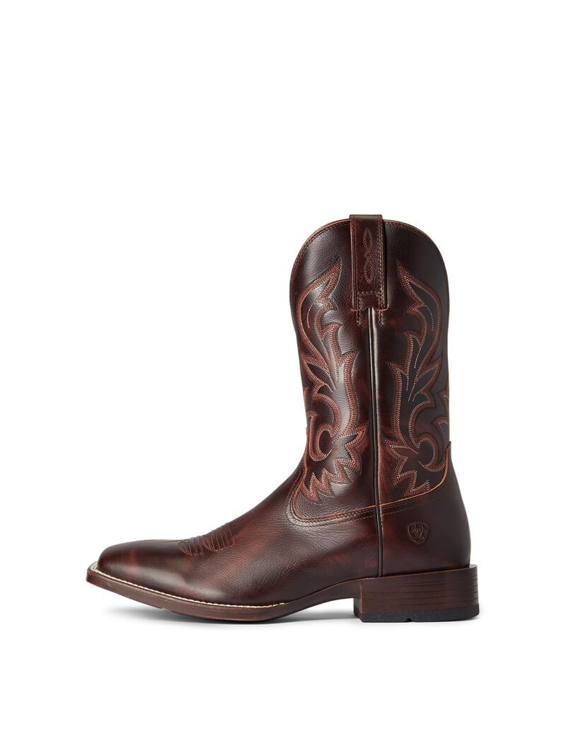 Bottes Western Ariat Slim Zip Ultra Rouge Marron | 961804WLQ