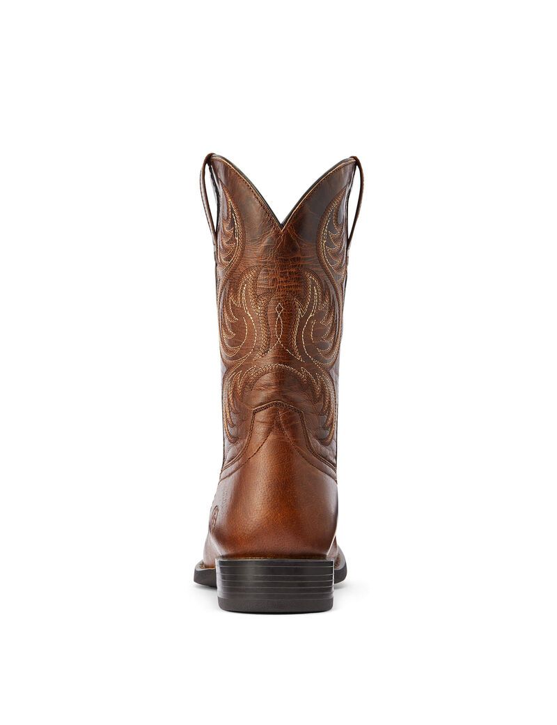 Bottes Western Ariat Sport Boss Man Marron | 189530DBO