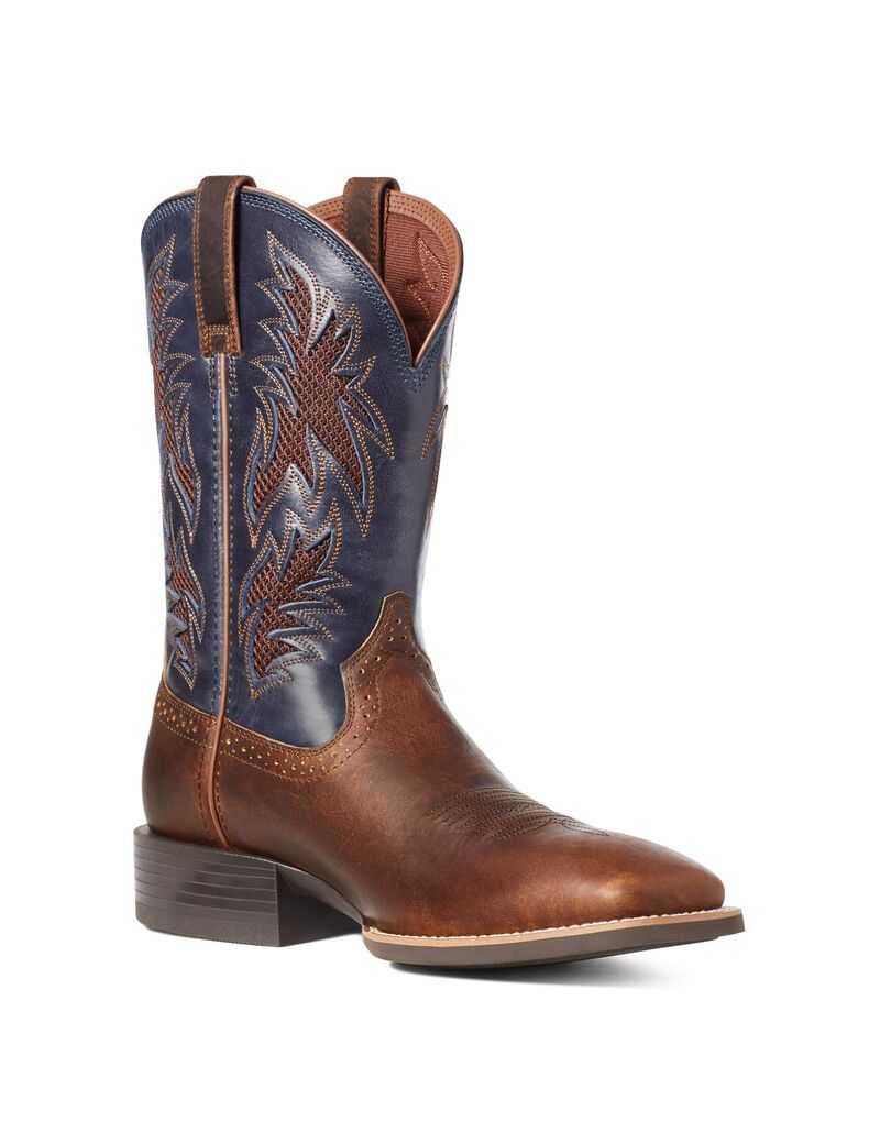 Bottes Western Ariat Sport Cool Venttek Marron | 507941WOT