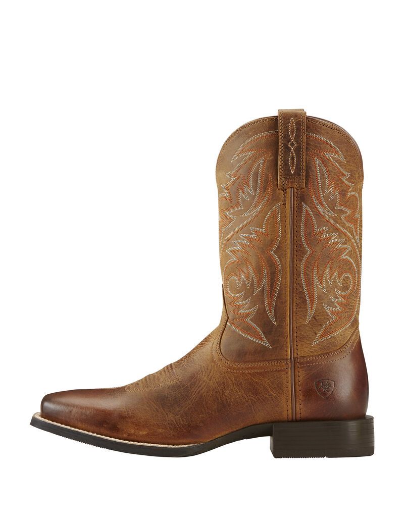 Bottes Western Ariat Sport Herdsman Marron | 327498HCK