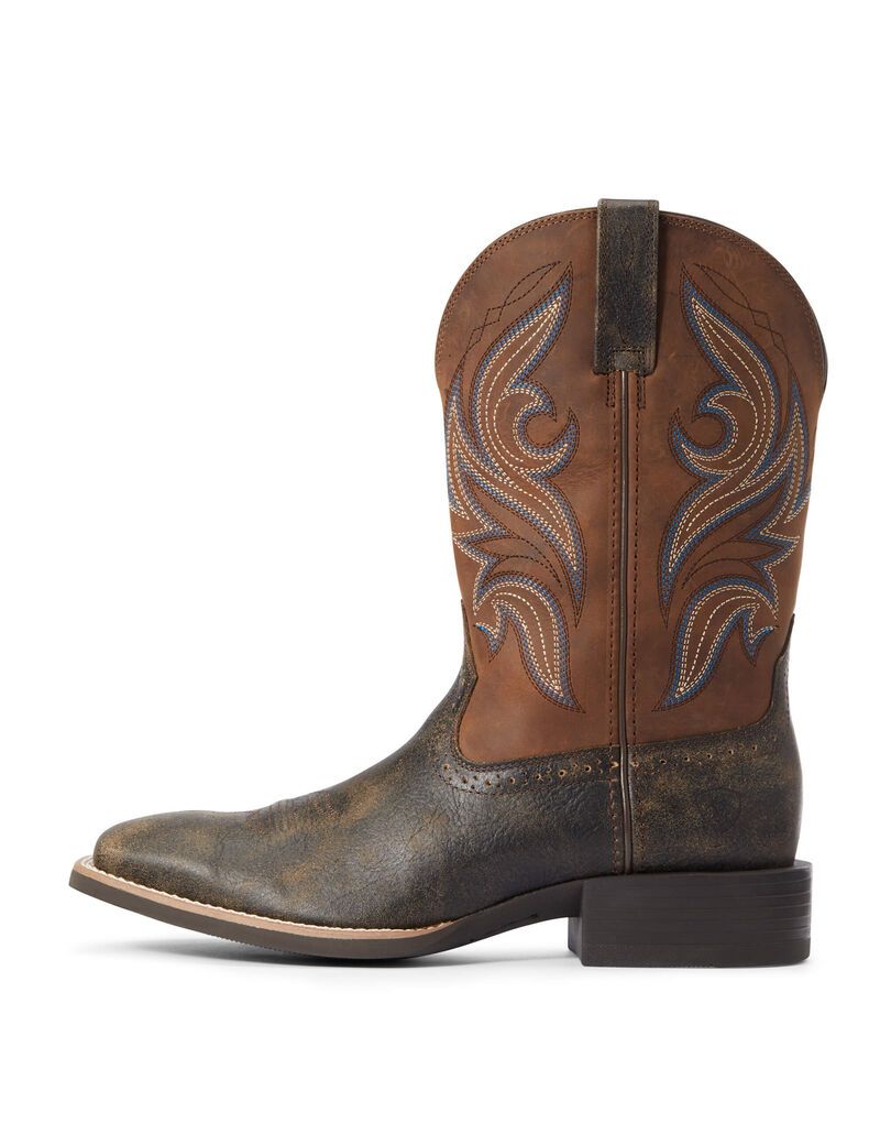 Bottes Western Ariat Sport Knockout Marron | 358409FWP