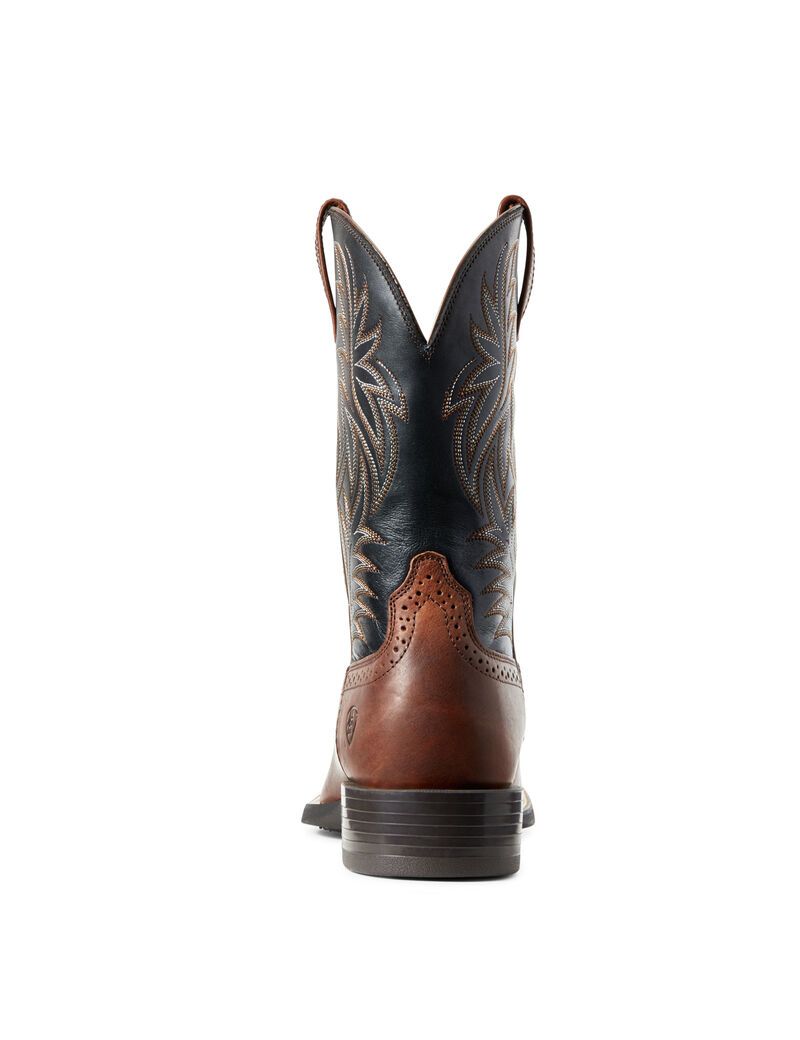 Bottes Western Ariat Sport Larges Square Embout Marron | 235180YID