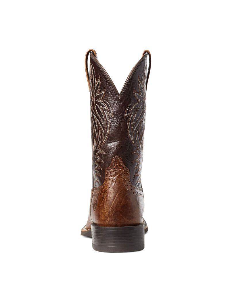 Bottes Western Ariat Sport Larges Square Embout Marron | 653928SYH