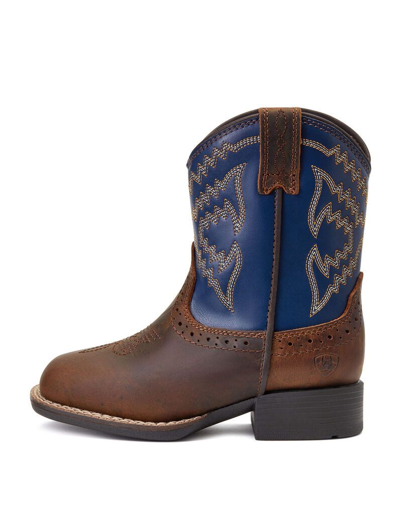 Bottes Western Ariat Stompers Deadwood Marron | 298164YOE