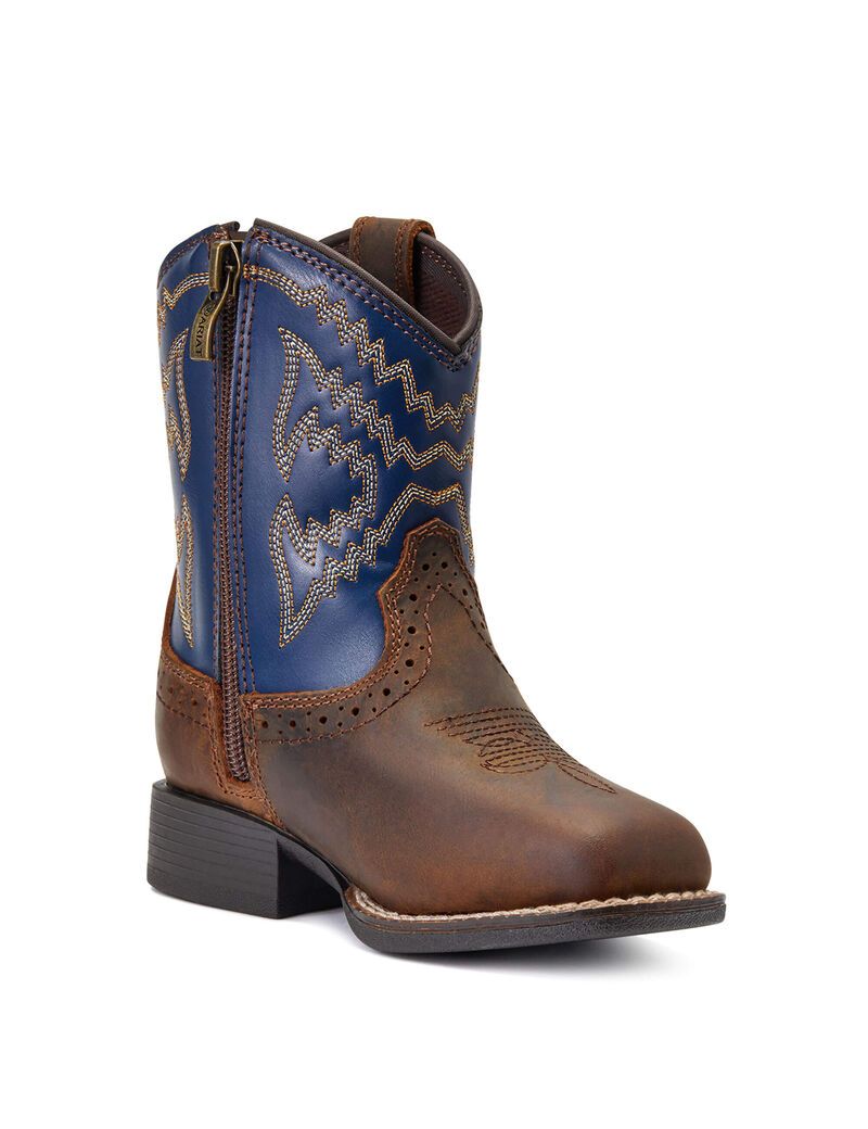 Bottes Western Ariat Stompers Deadwood Marron | 298164YOE