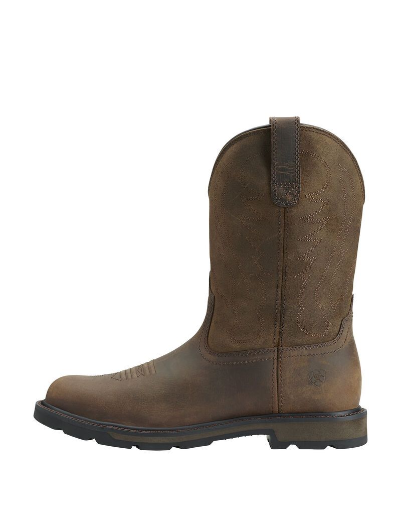 Bottes de Travail Ariat Groundbreaker Marron | 984061UNW