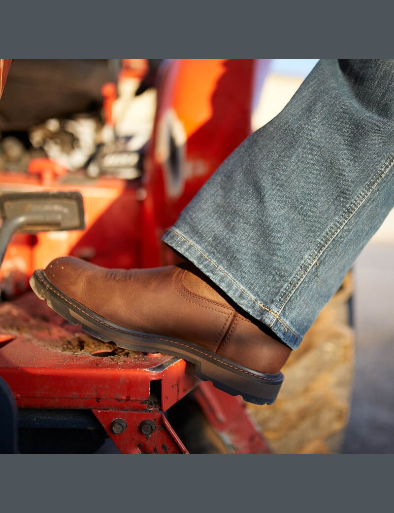 Bottes de Travail Ariat Groundbreaker Marron | 984061UNW