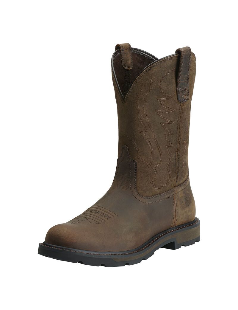 Bottes de Travail Ariat Groundbreaker Marron | 984061UNW