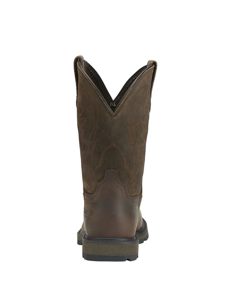 Bottes de Travail Ariat Groundbreaker Steel Embout Marron | 849012PBS