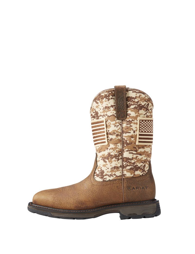 Bottes de Travail Ariat WorkHog Patriot Multicolore | 284657WXC