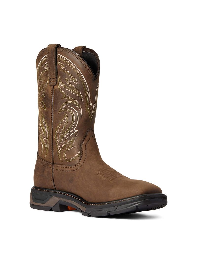 Bottes de Travail Ariat WorkHog XT Cottonwood Marron | 745013NKE