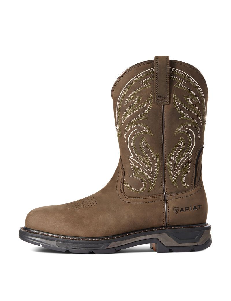 Bottes de Travail Ariat WorkHog XT Cottonwood Carbon Embout Marron | 921504XHT