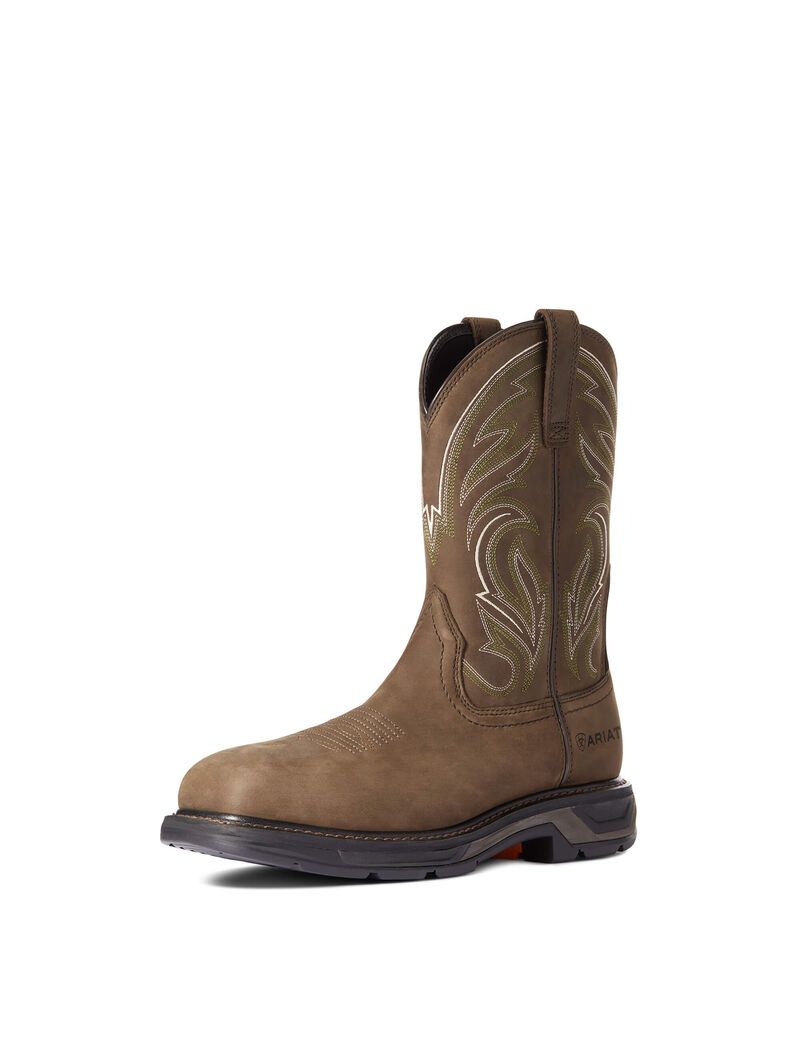 Bottes de Travail Ariat WorkHog XT Cottonwood Carbon Embout Marron | 921504XHT