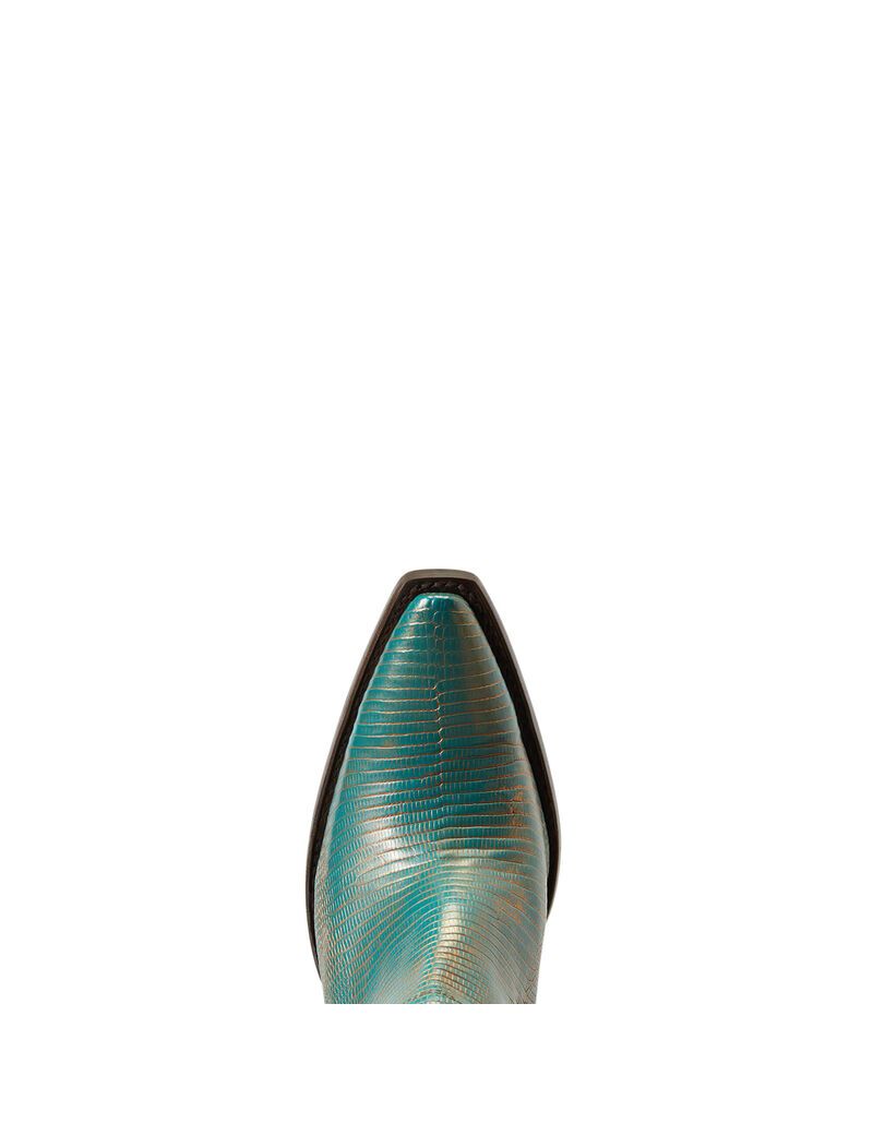 Bottines Ariat Dixon Lizard Western Turquoise Metal | 052689NRU