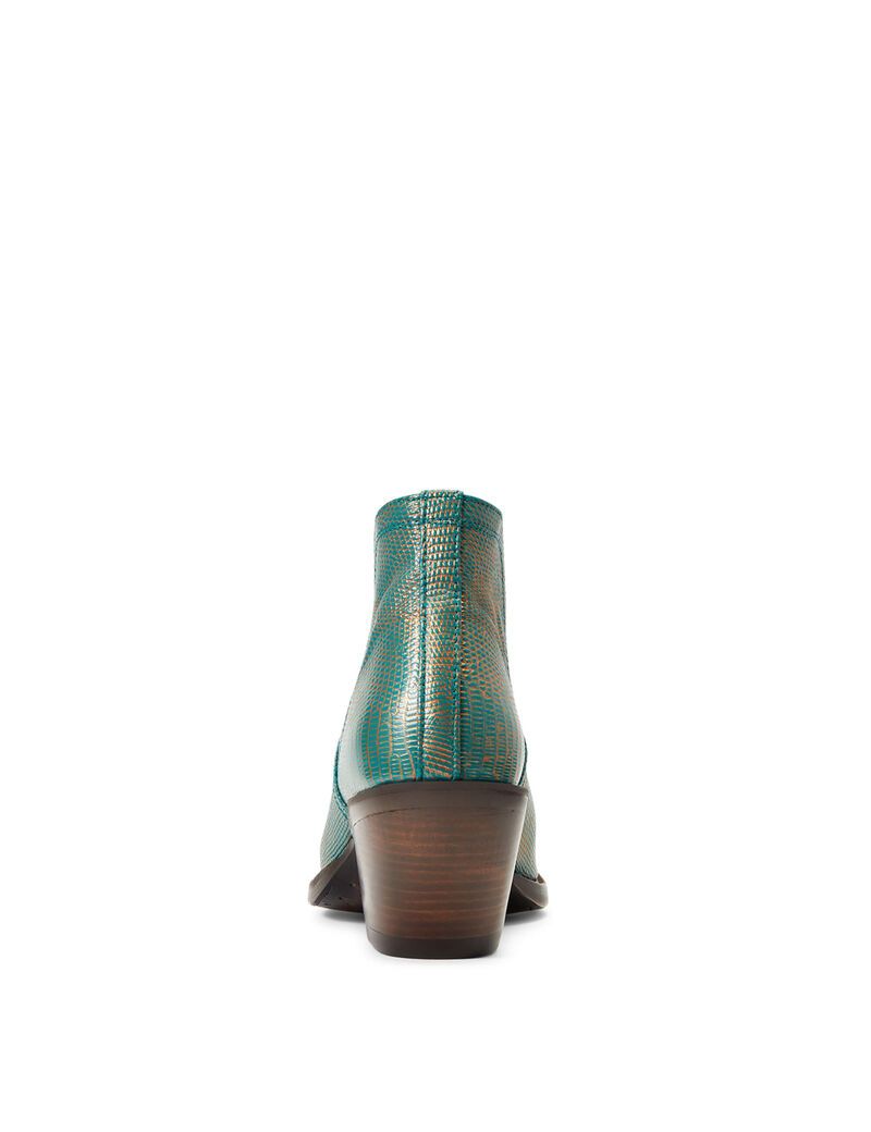 Bottines Ariat Dixon Lizard Western Turquoise Metal | 052689NRU